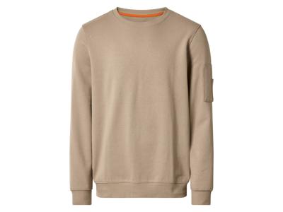 esmara Men Heren sweater of hoodie (Beige, L)
