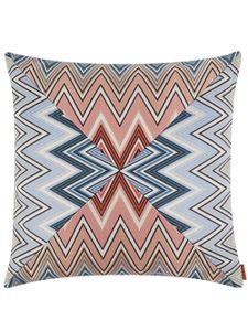 Missoni Home coussin Birmingham à motif zigzag - Rose