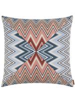 Missoni Home coussin Birmingham à motif zigzag - Rose - thumbnail