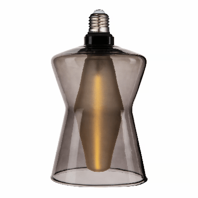 Design led lamp Rookglas E27 fitting 21 cm