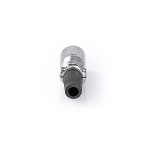 Nedis XLR-Connector | Male | Solderen | 7.0 mm | Zilver | 25 Stuks | 1 stuks - CAVC15904ME CAVC15904ME