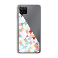 Gekleurde driehoekjes pastel: Samsung Galaxy A12 Transparant Hoesje Gekleurde driehoekjes pastel: Samsung Galaxy A12 Transparant Hoesje
