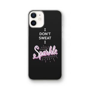 Sparkle quote: iPhone 12 Transparant Hoesje
