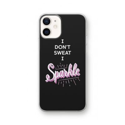 Sparkle quote: iPhone 12 Transparant Hoesje