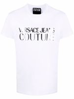 Versace Jeans Couture t-shirt en coton à patch logo - Blanc