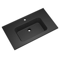 Wastafel BWS Bella 100 cm Mat Zwart Boss & Wessing