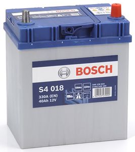 Bosch auto accu S4018 - 40Ah - 330A - voor voertuigen zonder start-stopsysteem S4018