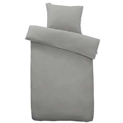 Ambiante dekbedovertrek Katoen - grijs - 140x200/220 cm