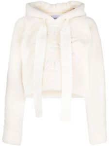 Patou hoodie à broderies - Blanc