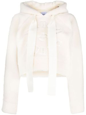 Patou hoodie à broderies - Blanc