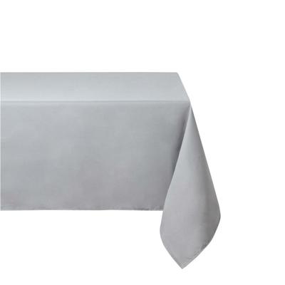 Stof Textiles Tafelkleed - 145 x 240 cm - grijs - Eettafel tafellakens - polyester
