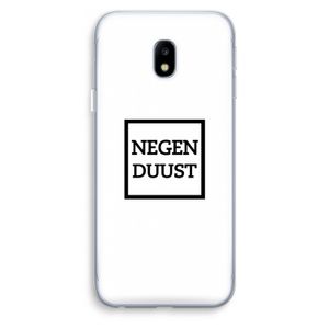 Negenduust vierkant: Samsung Galaxy J3 (2017) Transparant Hoesje