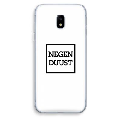 Negenduust vierkant: Samsung Galaxy J3 (2017) Transparant Hoesje