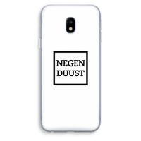 Negenduust vierkant: Samsung Galaxy J3 (2017) Transparant Hoesje