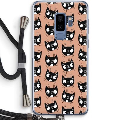 Kat: Samsung Galaxy S9 Plus Transparant Hoesje met koord