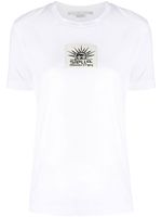 Stella McCartney t-shirt en coton à patch logo - Blanc