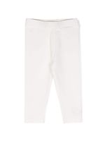 Moncler Enfant legging à motif monogrammé - Blanc