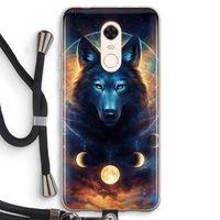 Wolf Dreamcatcher: Xiaomi Redmi 5 Transparant Hoesje met koord