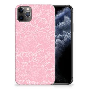 Apple iPhone 11 Pro Max TPU Case White Flowers