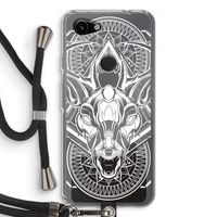 Oh Deer: Pixel 3a Transparant Hoesje met koord