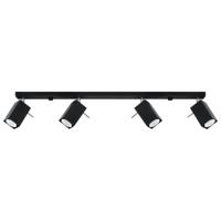 Plafondlamp MERIDA 4L zwart