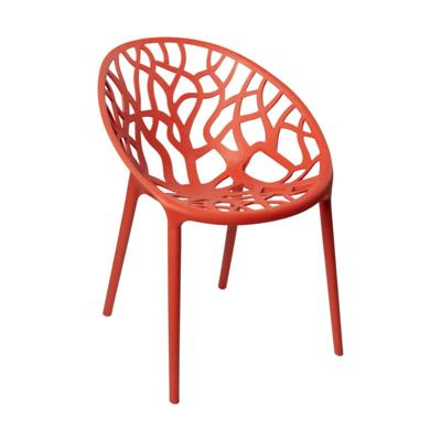 Stapelbare tuinstoel Palma - oranje - 78.5x59.5x58 cm