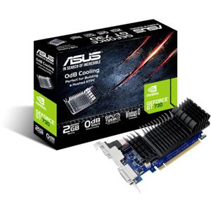 Asus Nvidia GeForce GT730 Videokaart 2 GB GDDR5-RAM PCIe HDMI, DVI Low Profile, Passieve koeling