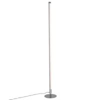 QAZQA Moderne vloerlamp chroom incl. LED 3-staps dimbaar - Line-up - thumbnail