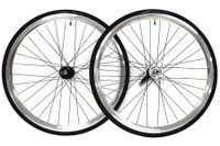 Santafixie Terugtrapem 30mm Wielset + Binnenbanden + Banden - Zilver Santafixie Terugtrapem 30mm Wielset + Binnenbanden + Banden - Zilver