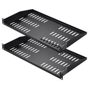 VEVOR set van 2 1U plank serverkast 254 mm diepte netwerkkast serverrek