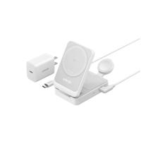 AnkerMagGo Wireless Charging Station (3-in-1 Foldable Pad) Oplader Wit