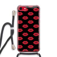 Lips: iPhone SE 2020 Transparant Hoesje met koord