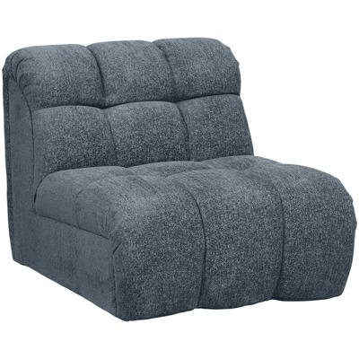 Leen Bakker - Draaifauteuil Beau - Raven - Donker - Stof - Blauw - 98x81x77 Cm