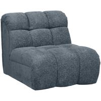 Leen Bakker - Draaifauteuil Beau - Raven - Donker - Stof - Blauw - 98x81x77 Cm