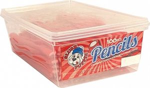 Slush Puppie Slush Puppie - Pencils Strawberry 100 Stuks