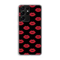 Lips: Samsung Galaxy S21 Ultra Transparant Hoesje