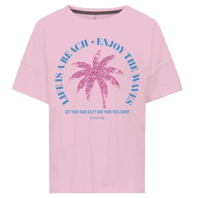Kids ONLY zomer t-shirt S/S meisjes - roze - Kogwilma