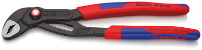 Knipex Cobra® QuickSet Hightech-Waterpomptang | 250 mm Lengte | Slanke Meer-Componentengrepen | Grijs Geatramenteerd - 87 22 250 SB