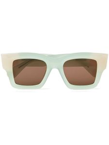 Jacquemus lunettes de soleil Baci à monture carrée - Vert