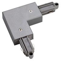 SLV 1-faseL-Connector 1 hoekverbinder aarde buiten grijs - 143052