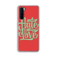 Turn hate into love: OnePlus Nord Transparant Hoesje