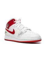 Jordan Kids baskets Air Jordan 1 Mid SS 'Rookie Season' - Blanc - thumbnail