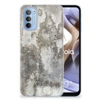 Motorola Moto G31 | G41 | TPU | Siliconen hoesje | Beton Print