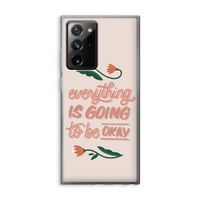 Optimistic flower girl: Samsung Galaxy Note 20 Ultra / Note 20 Ultra 5G Transparant Hoesje