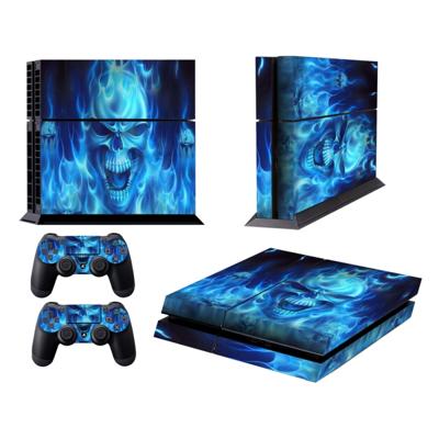 Dokuro patroon modekleur beschermende film sticker voor Sony PS4