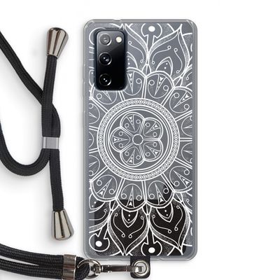 Roses Are Red: Samsung Galaxy S20 FE / S20 FE 5G Transparant Hoesje met koord