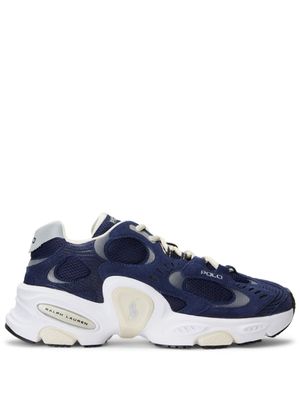 Polo Ralph Lauren baskets lacées à empiècements - Bleu
