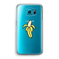 Banana: Samsung Galaxy S6 Transparant Hoesje