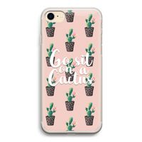 Cactus quote: iPhone 7 Transparant Hoesje