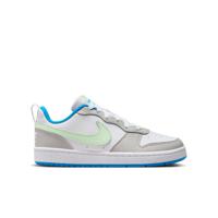 Nike Court Borough Low Recraft Sneakers Kids Wit Lichtgrijs Lichtgroen Felblauw